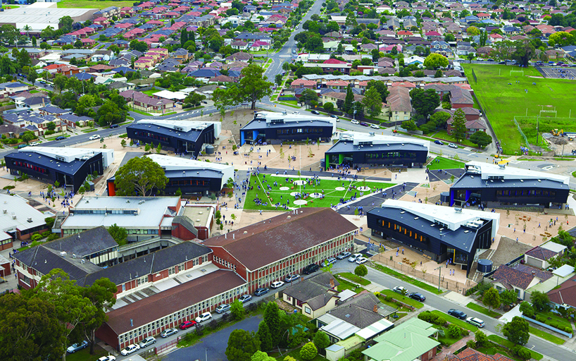 Dandenong High School, Dandenong, Architect: Hayball, Landscape Architect: Outlines Landscape Architect, Photography: Peter Clarke 